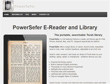 Tablet Screenshot of powersefer.com